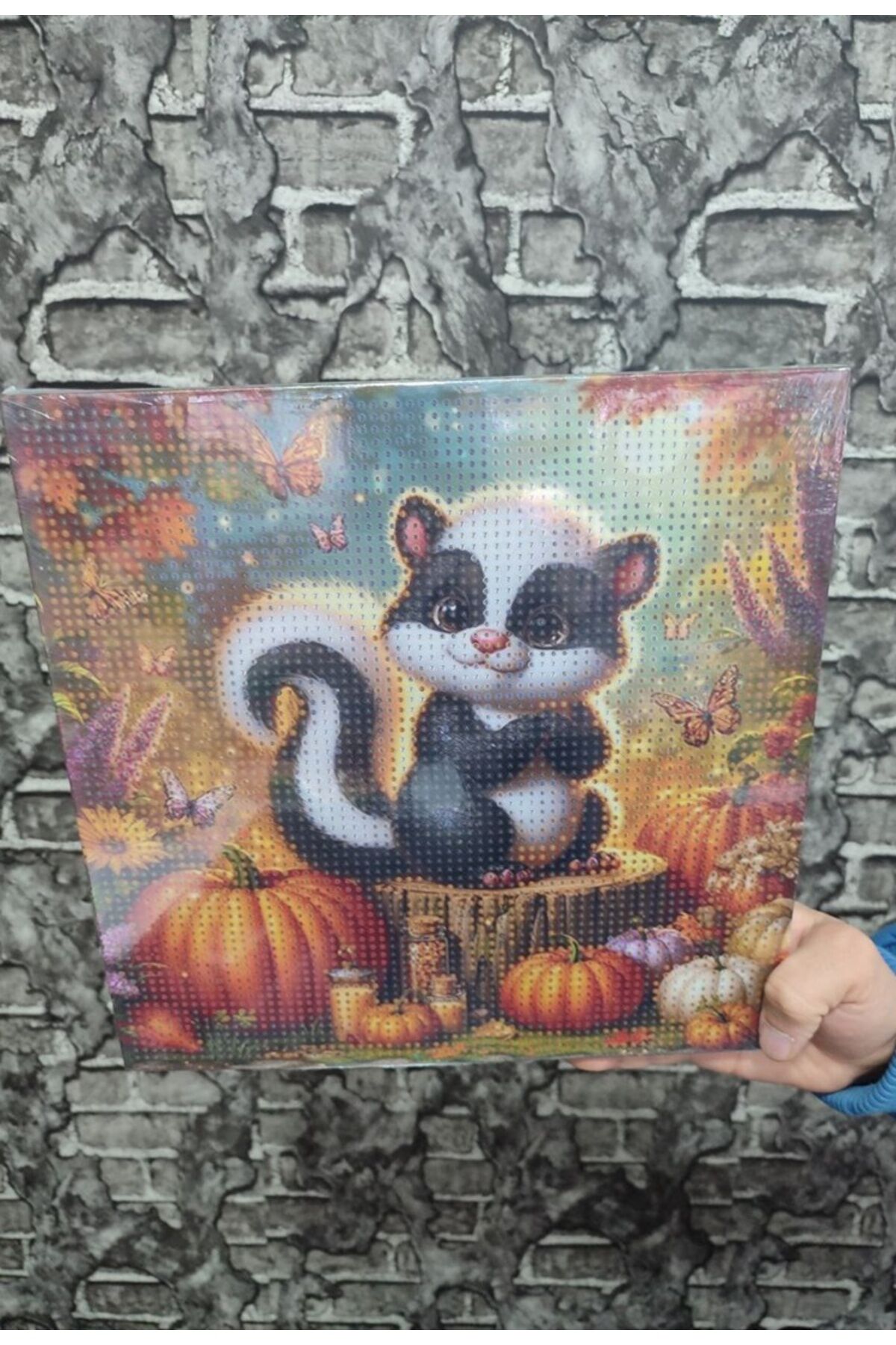 Kokarca Tuval Elmas Dizme Seti 30x30 cm 1 ADET