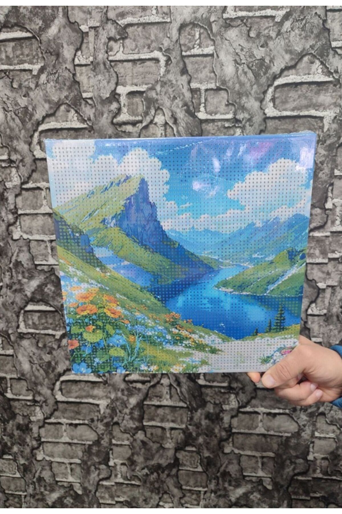 Doğa Manzara Tuval Elmas Dizme Seti 30x30 cm 1 ADET