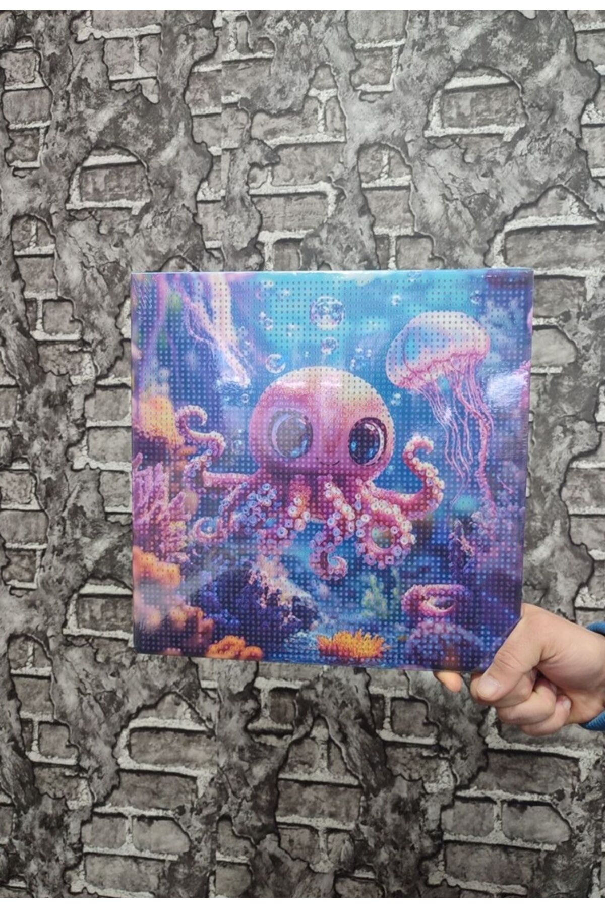 Tuval Elmas Dizme Seti 30x30 cm 1 ADET