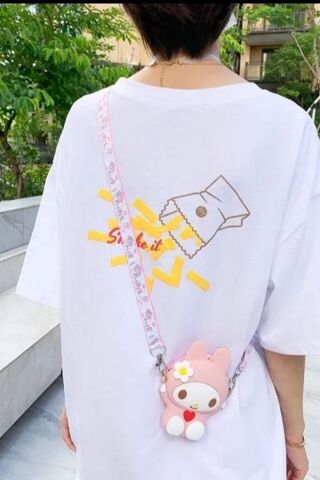 Minnie Mouse Unicorn Çilek Tavşan Batman Spiderman Gökkuşağı Çocuk Çantası Silikon Çanta Pembe-Kırmızı - Tek Ebat