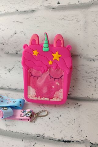 Minnie Mouse Unicorn Çilek Tavşan Batman Spiderman Gökkuşağı Çocuk Çantası Silikon Çanta Sarı-Pembe - Tek Ebat