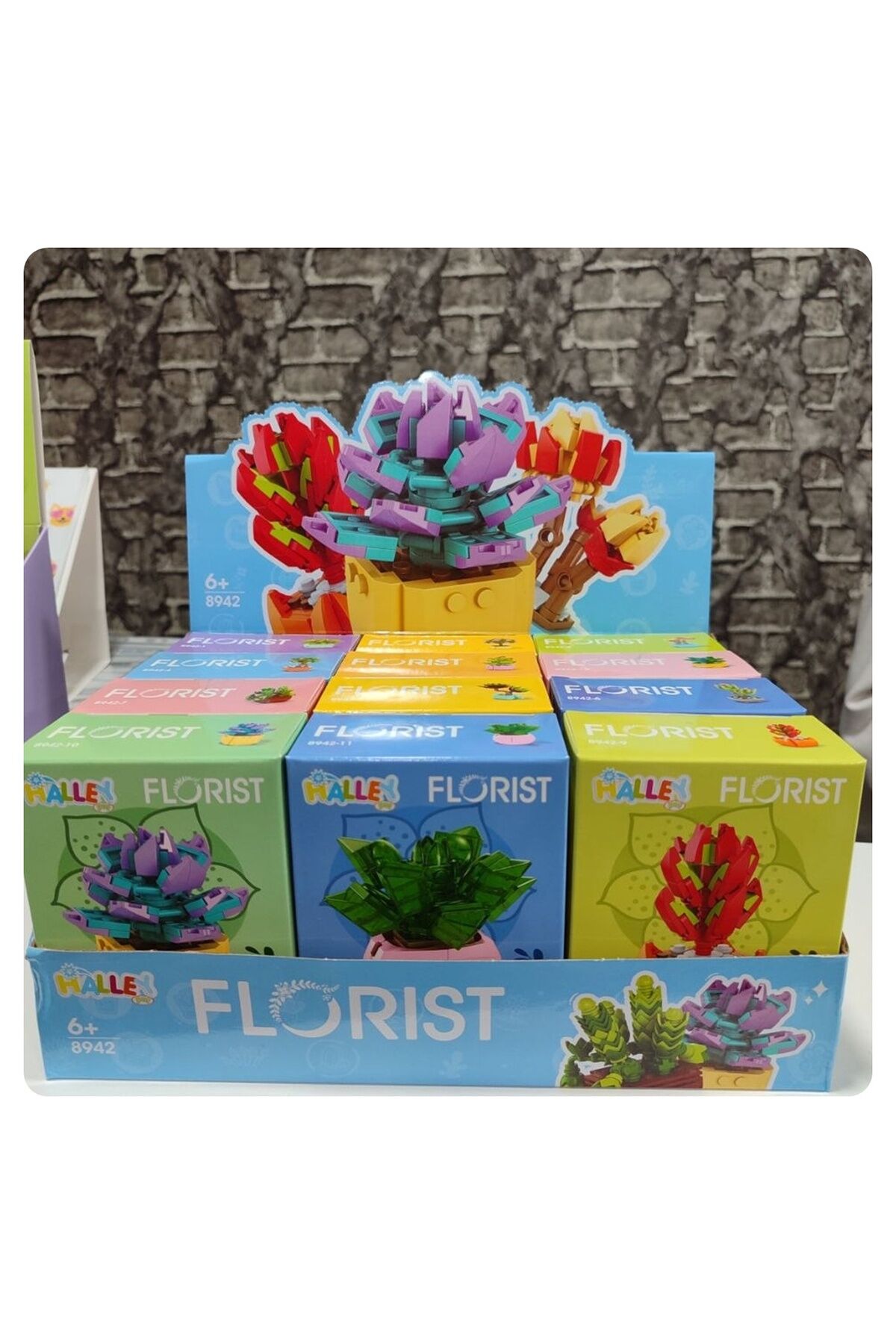 1 ADET Florist Çiçek Yapı Oyuncak