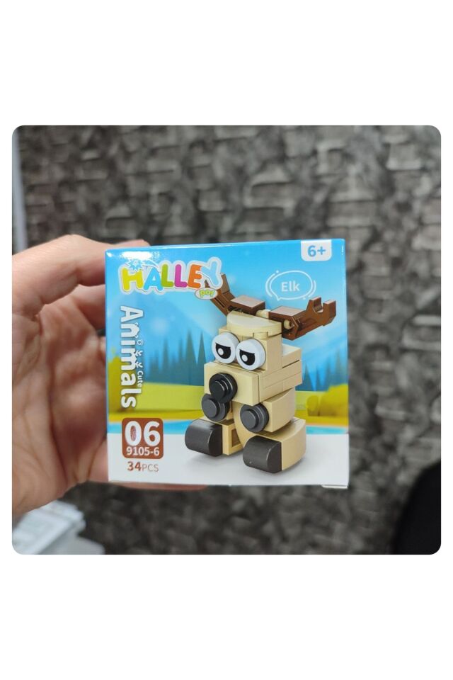 1 ADET Hayvan Figürlü Yapı Oyuncak Animals