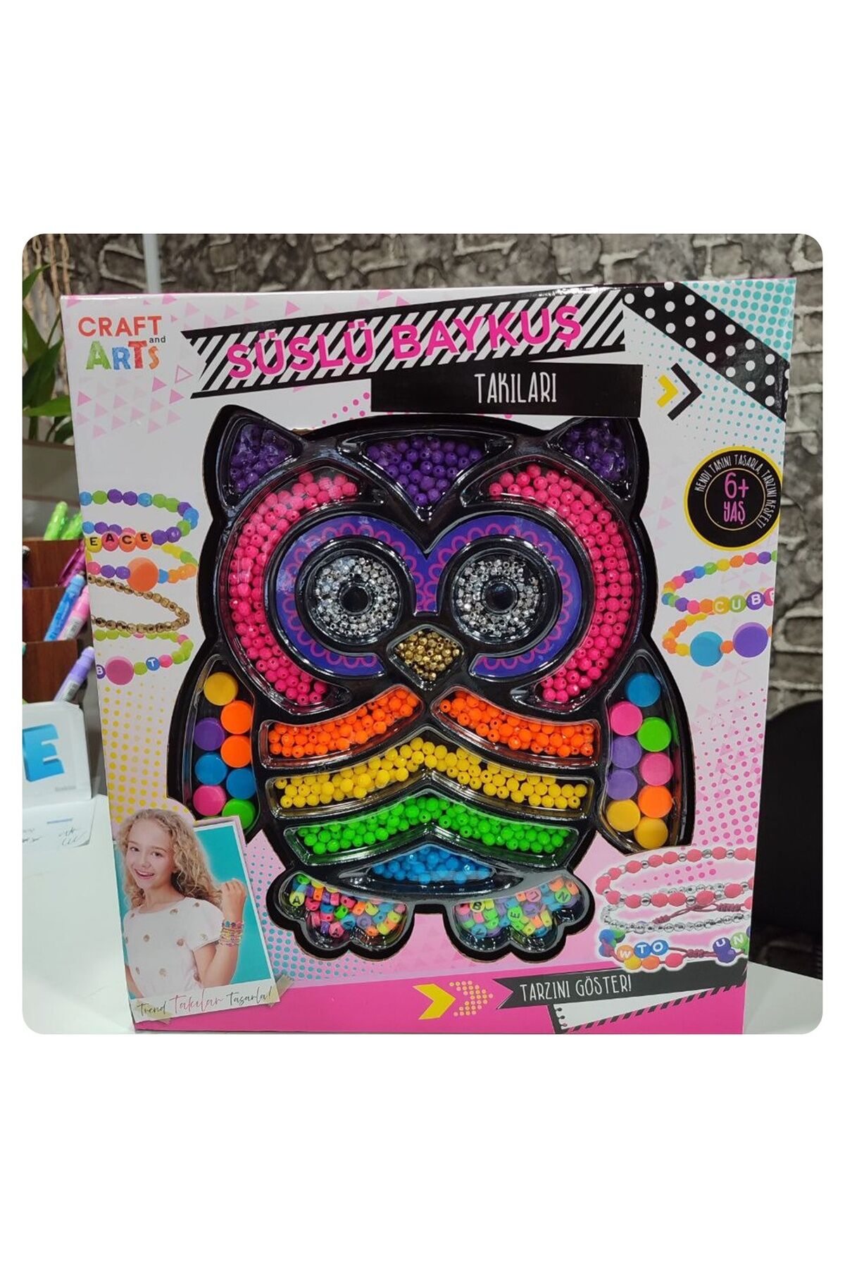 Craft Art Süslü Baykuş Takıları