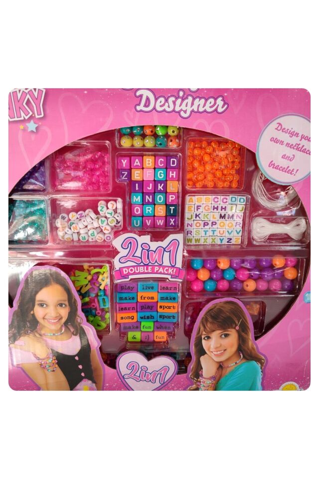 Pretty Pinky 2in1 Kolye ve Bileklik Tasarla
