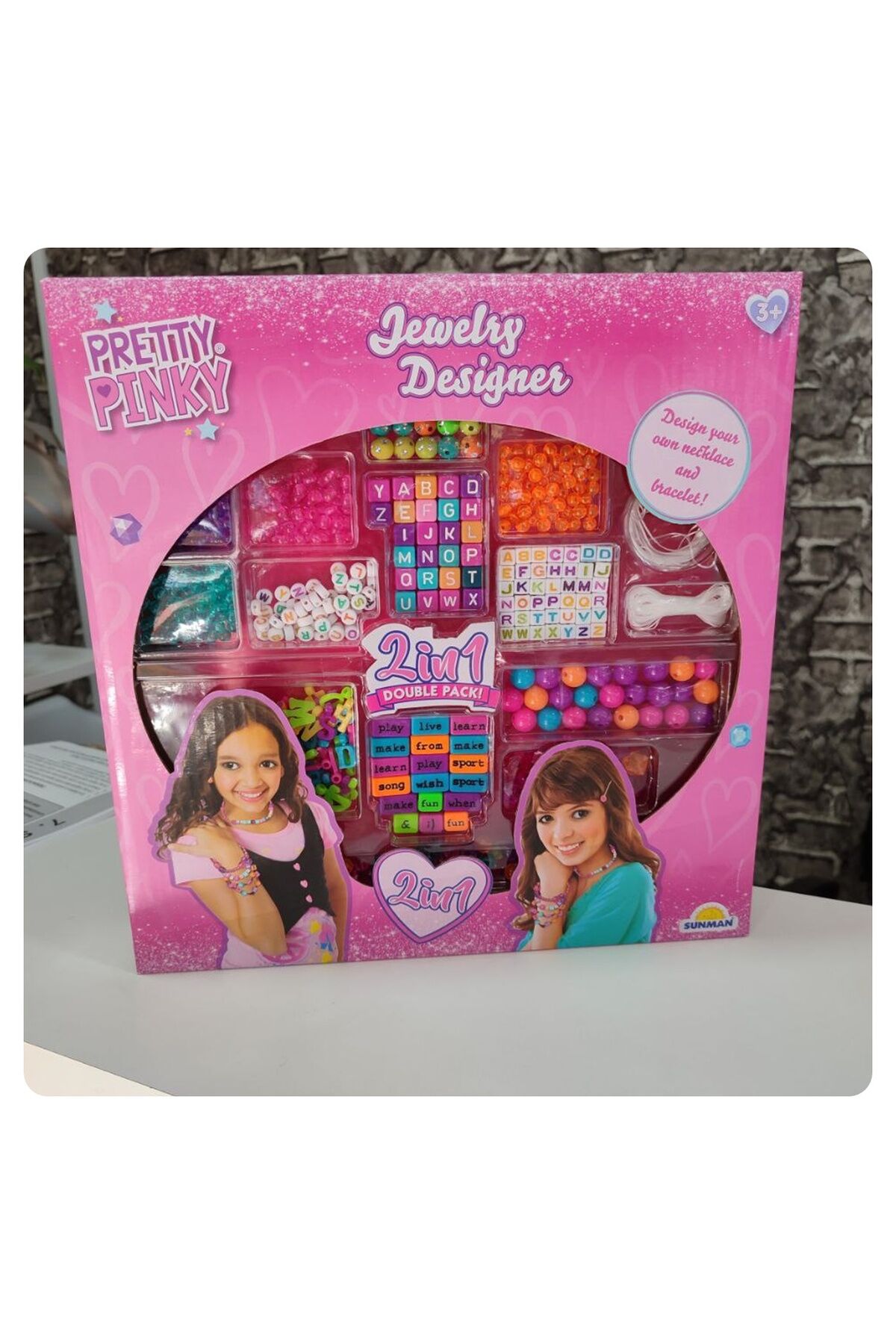 Pretty Pinky 2in1 Kolye ve Bileklik Tasarla