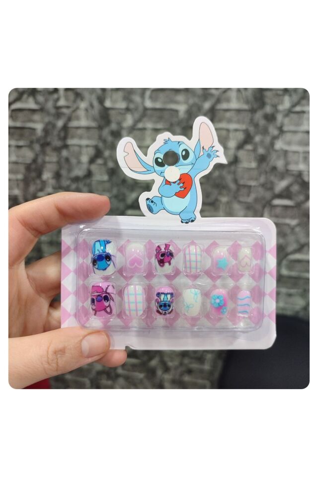 Stitch Model Takma Tırnak 1 PAKET