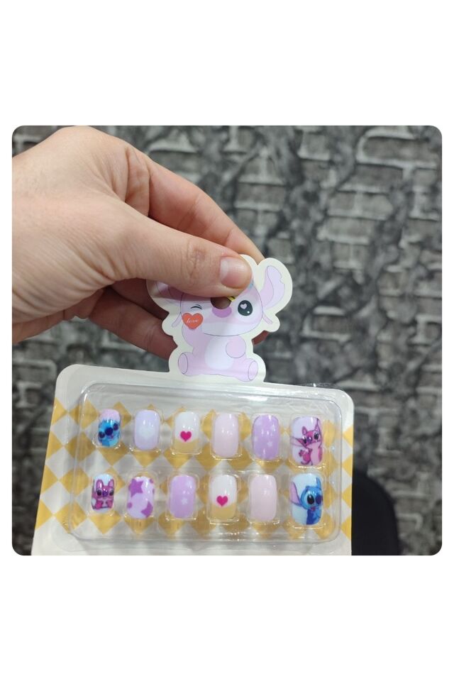Stitch Model Takma Tırnak 1 PAKET