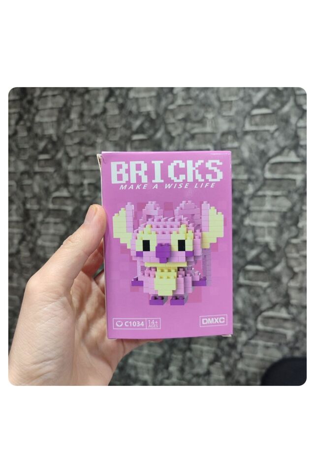1 ADET Bricks Yapı Oyuncak Stitch,Capybara,Araba,Naruto