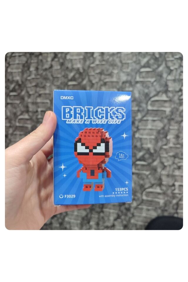 1 ADET Bricks Yapı Oyuncak Stitch,Capybara,Araba,Naruto