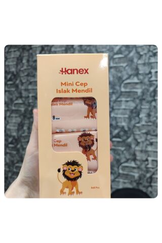 8 li Figürlü Islak Mendil 1 PAKET