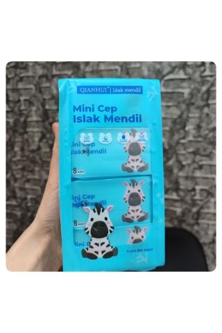 8 li Figürlü Islak Mendil 1 Paket