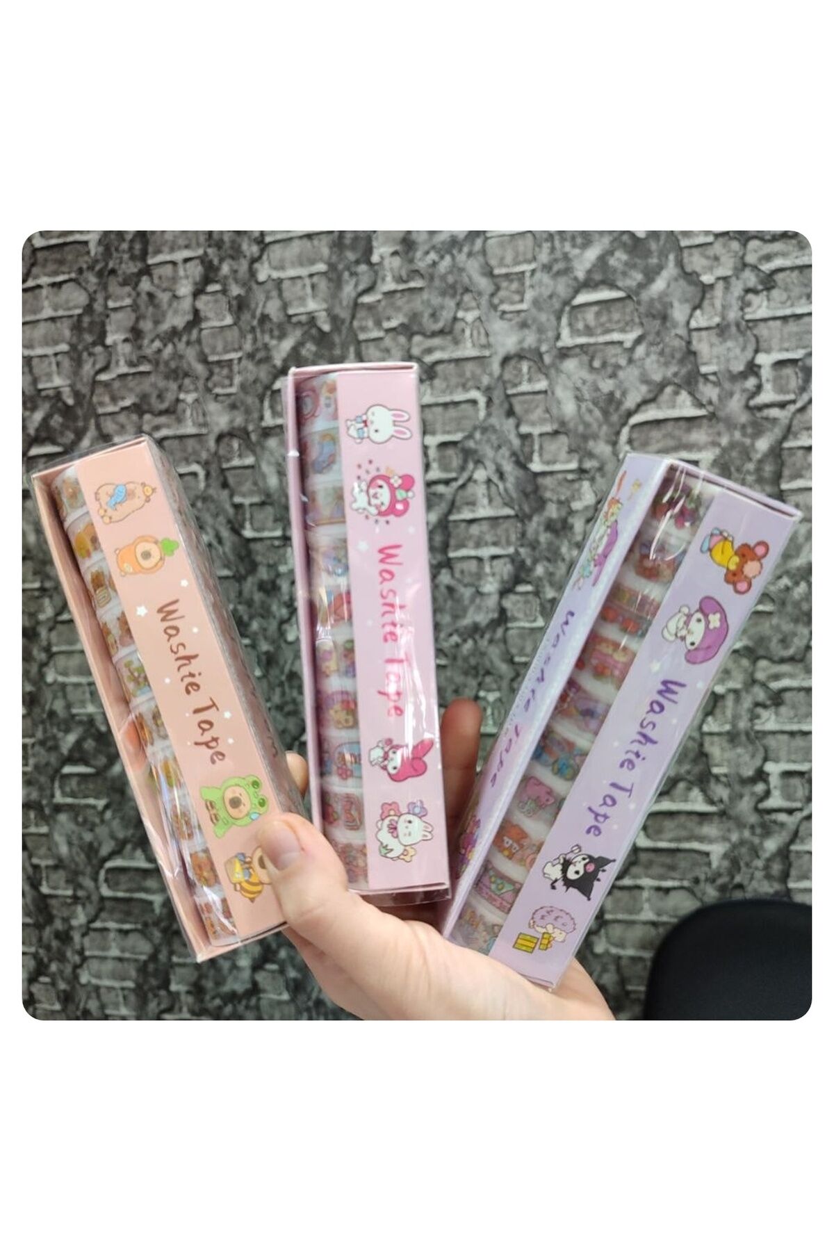 10 lu Sticker Bant Seti 1 PAKET
