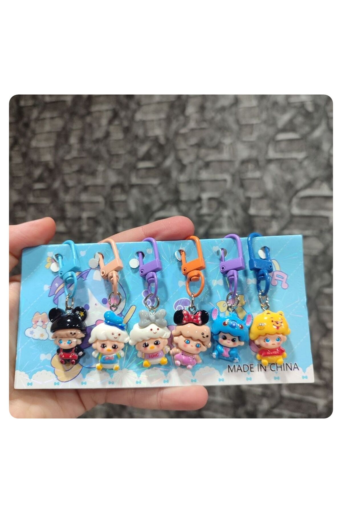 Anahtarlık Çanta Charmı 6 lı Paket