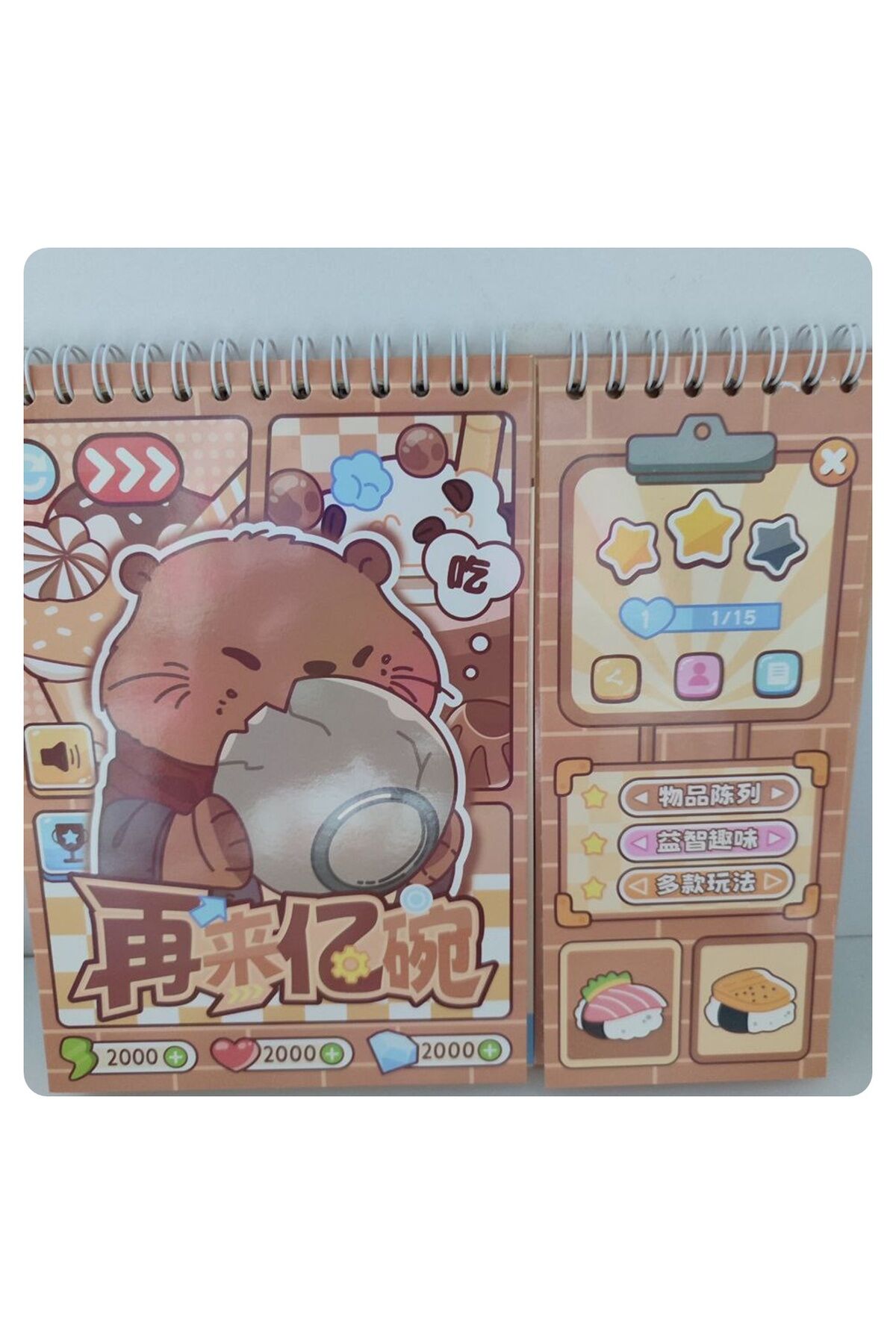31 SAYFA Capybara Kendin Tasarla Sticker Kitabı