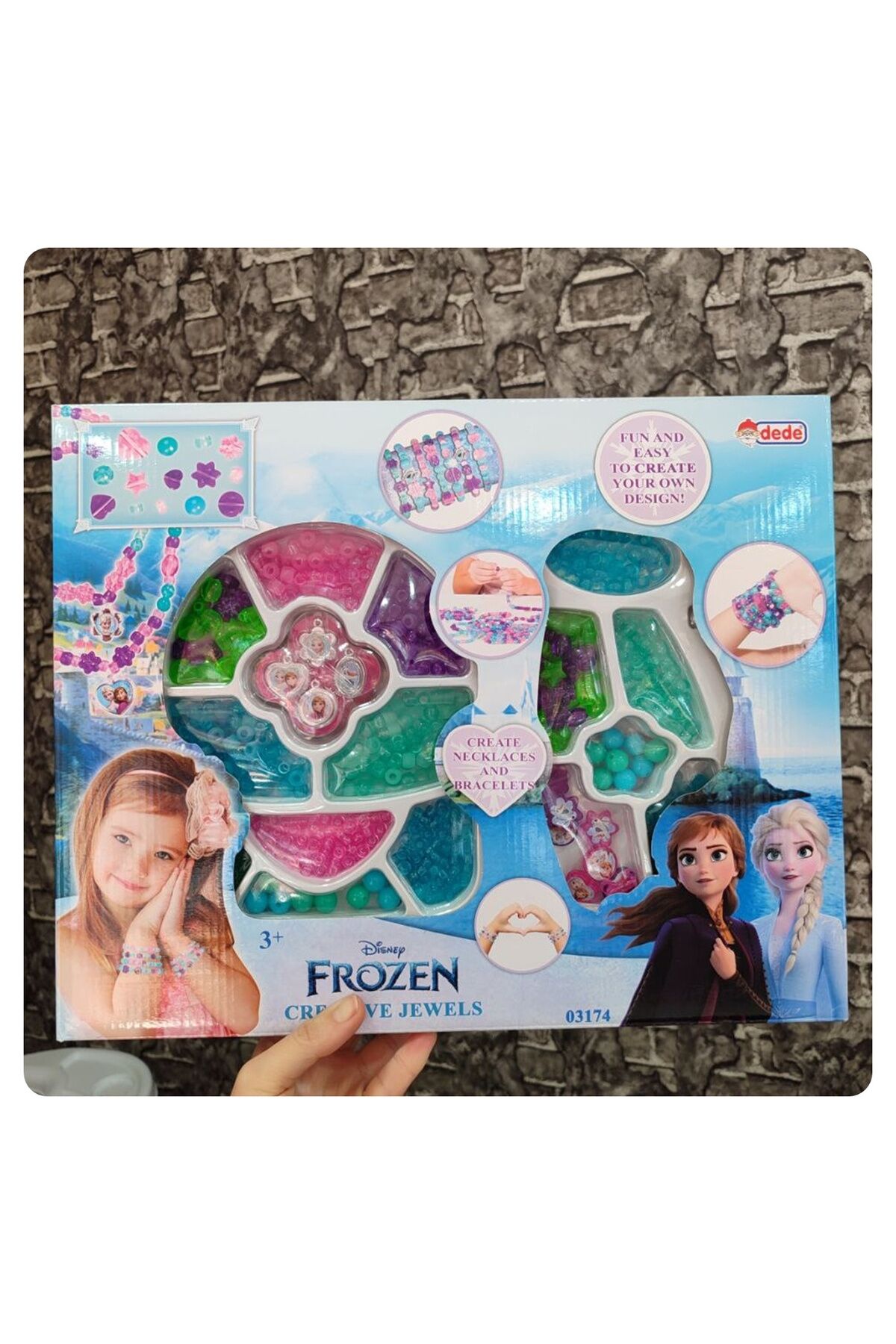 Frozen Boncuk Kendin Tasarla Kolye Bileklik