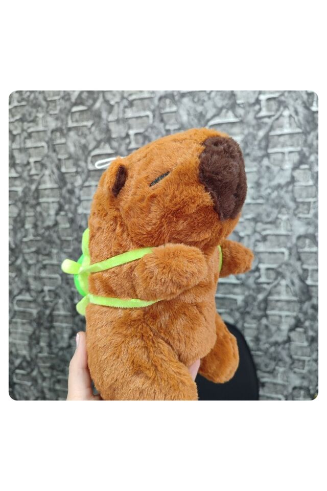 Capybara (Kapibara) Yeşil Sülüfat 35 cm Peluş Oyuncak