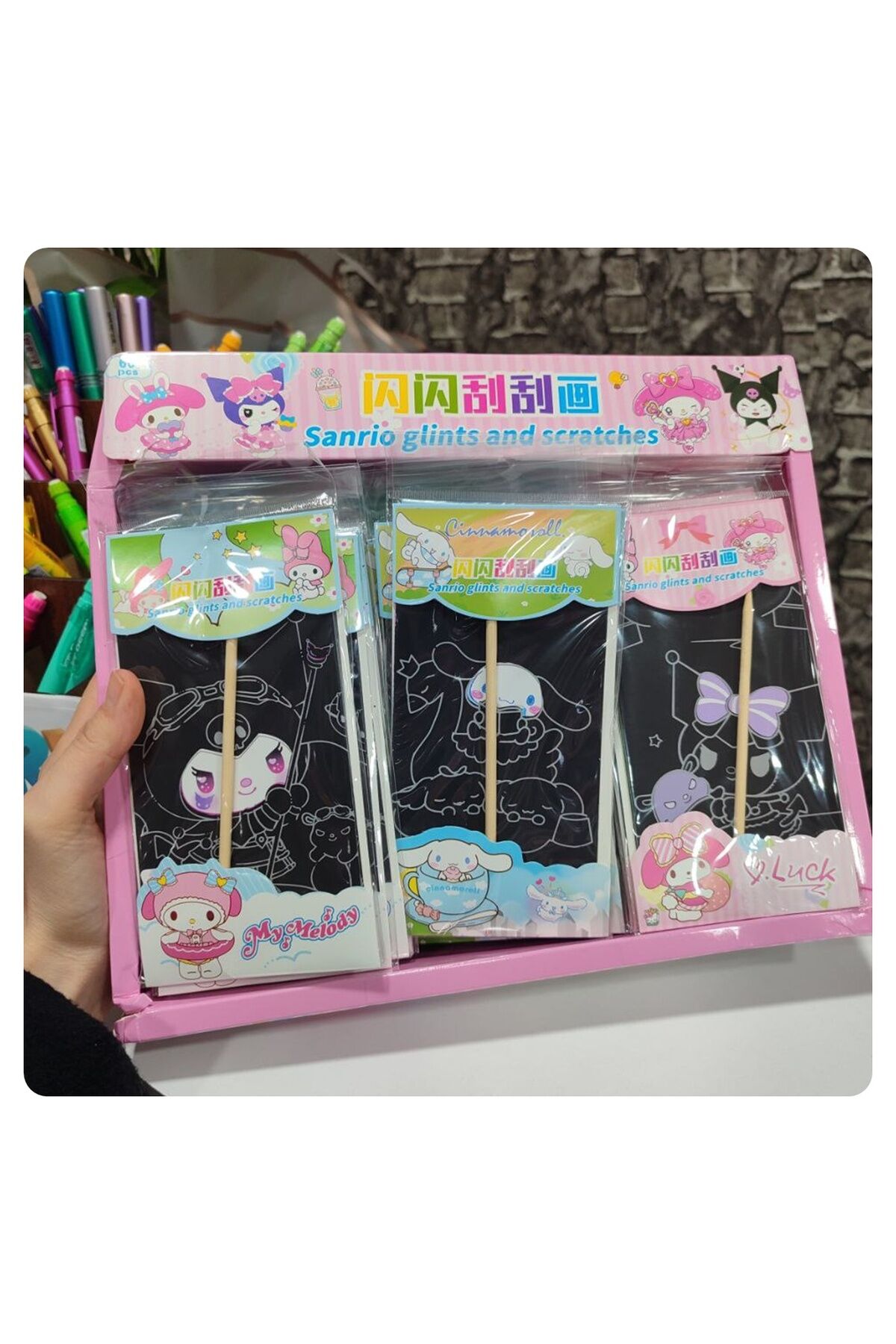 2 PAKET (8 ADET) Kürdan Boyama Seti