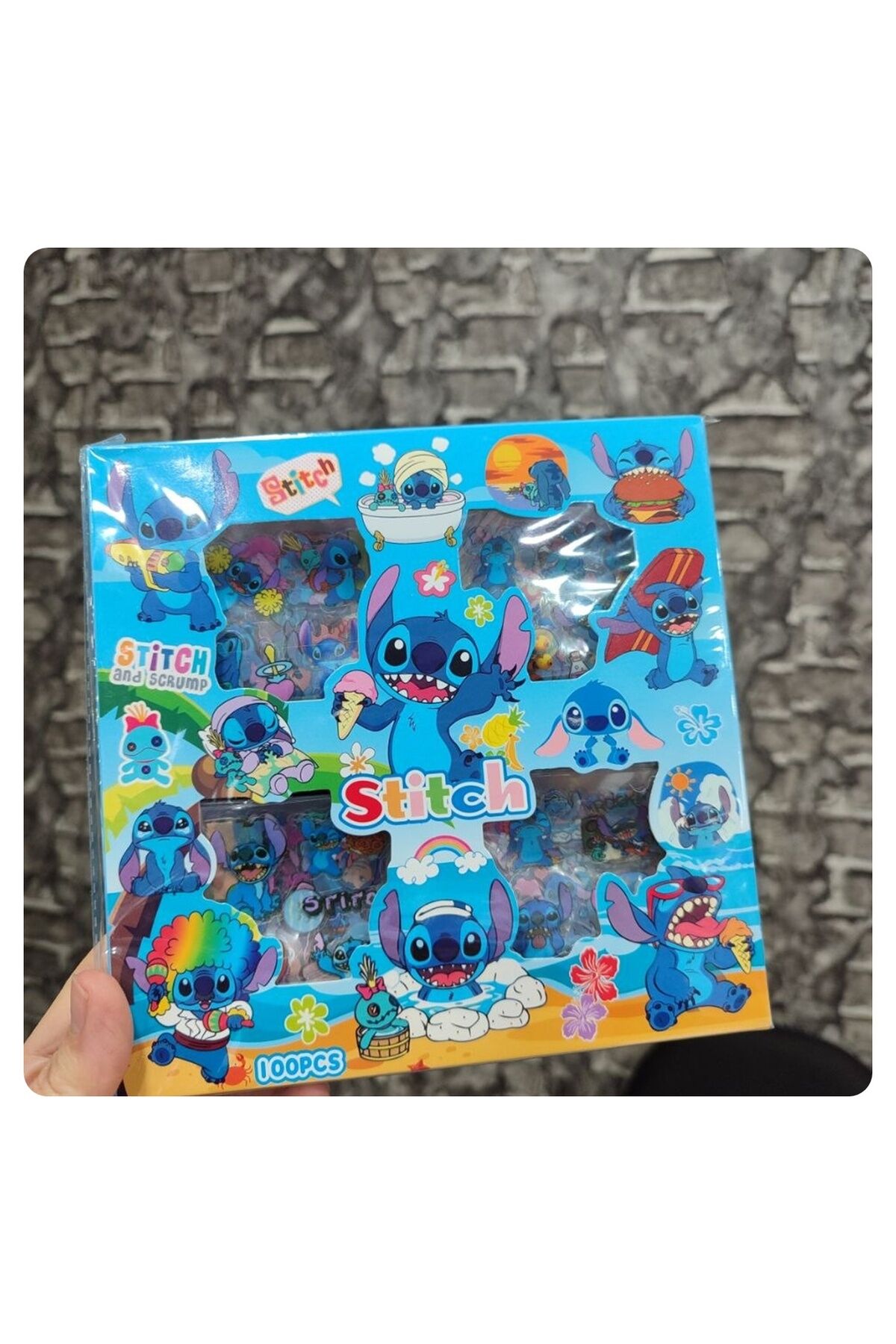 Stitch Sticker 570 Adet Şeffaf Sticker