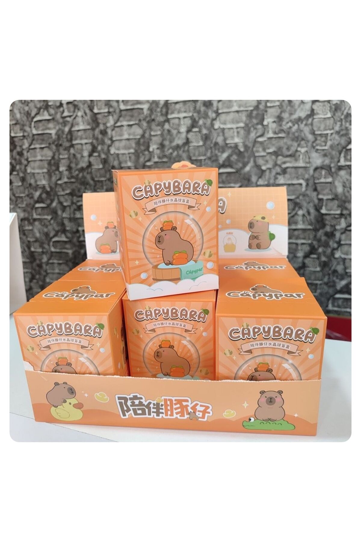 Capybara (Kapibara) Işıklı Kar Küresi