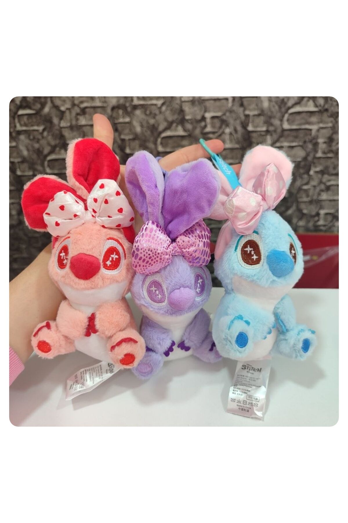 Stitch Anahtarlık Peluş Çanta Charmı 1 ADET
