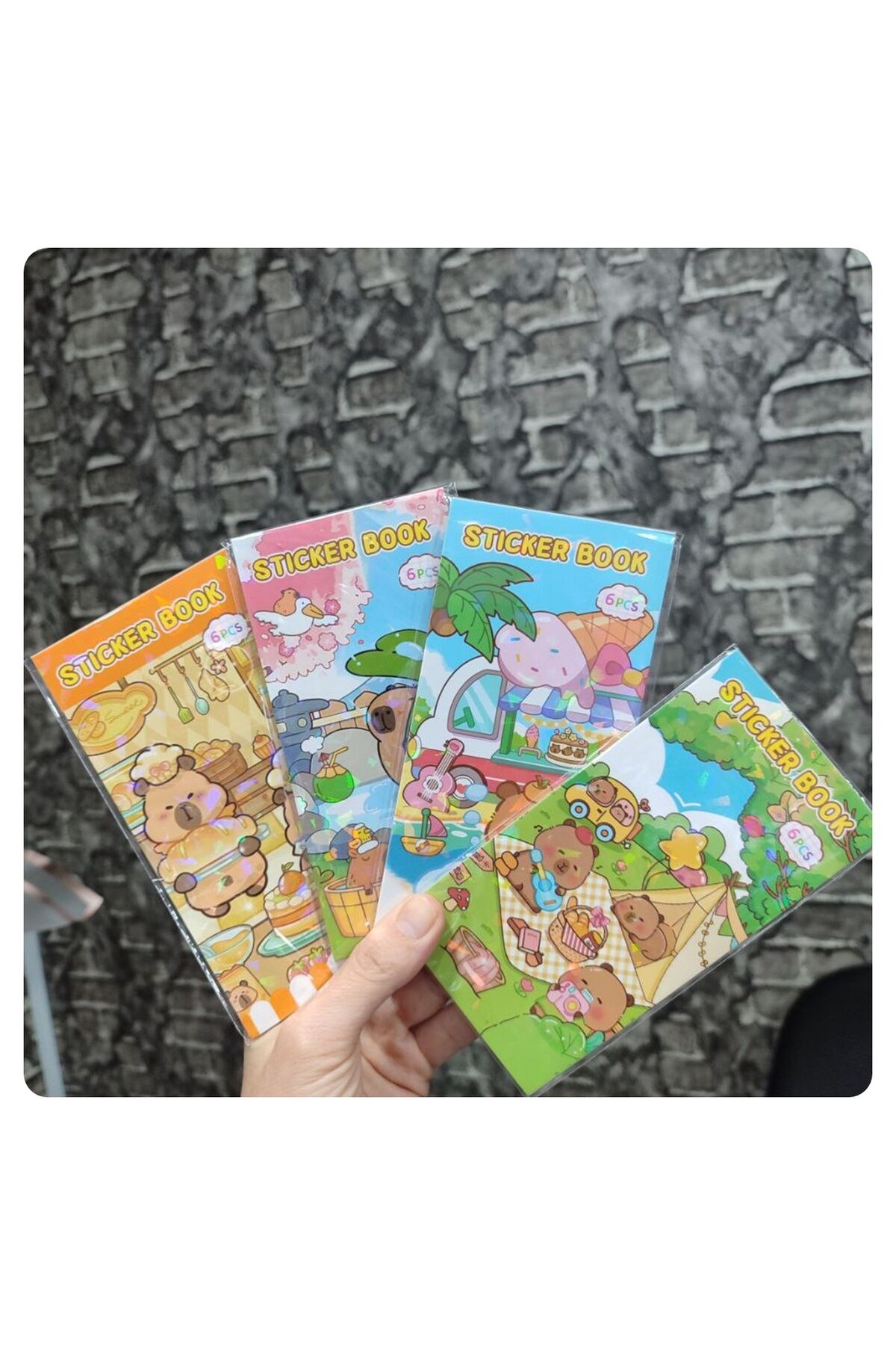2 ADET Sticker Kitabı 2x12 Sayfa
