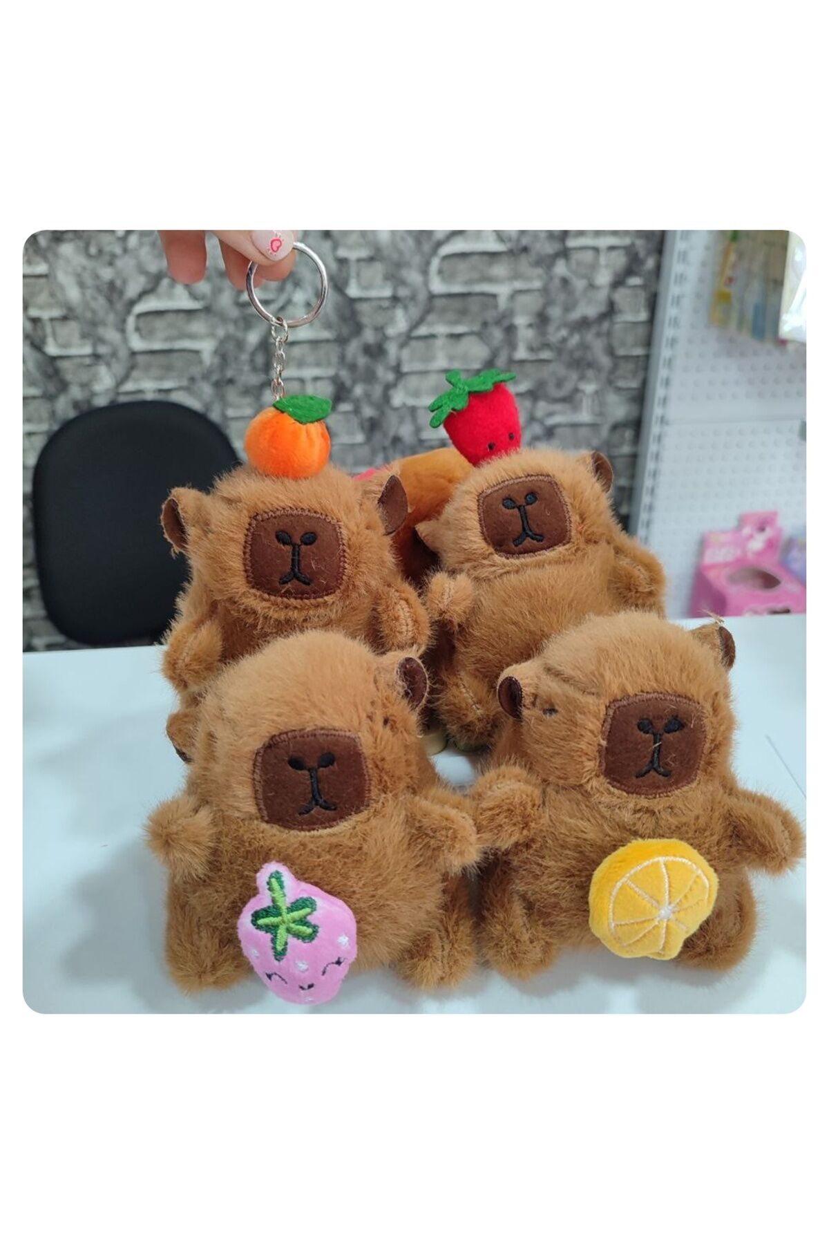 Capybara (Kapibara) Anahtarlık Çanta Charmı 1 ADET
