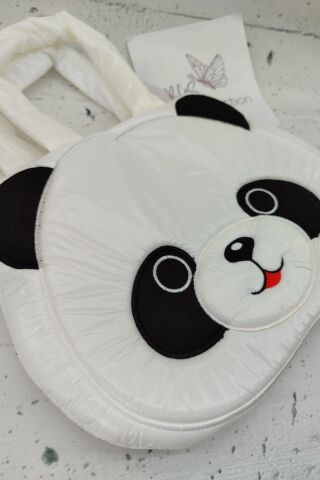 Kız Çocuk Çantası Hello Kitty Panda Pony Çanta El Çantası Omuz Çantası Paraşüt Kumaş Çanta Siyah - Tek Ebat