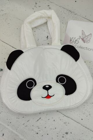 Kız Çocuk Çantası Hello Kitty Panda Pony Çanta El Çantası Omuz Çantası Paraşüt Kumaş Çanta Siyah - Tek Ebat