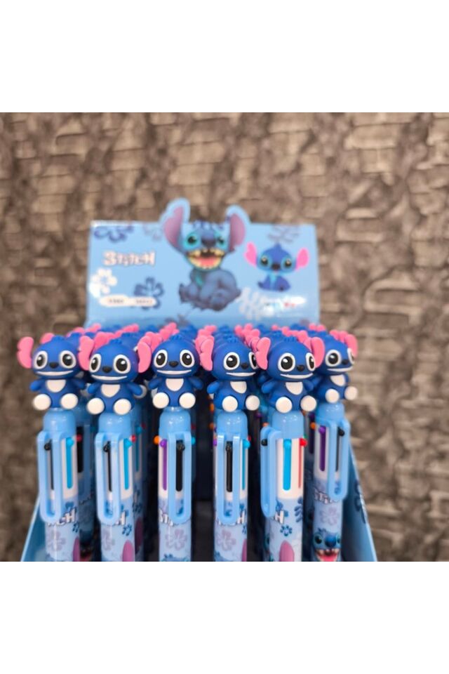 Stitch 6 Renk Tükenmez Kalem 1 ADET