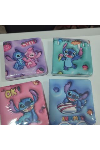 1 ADET Stitch Pofuduk Kabartmalı Defter