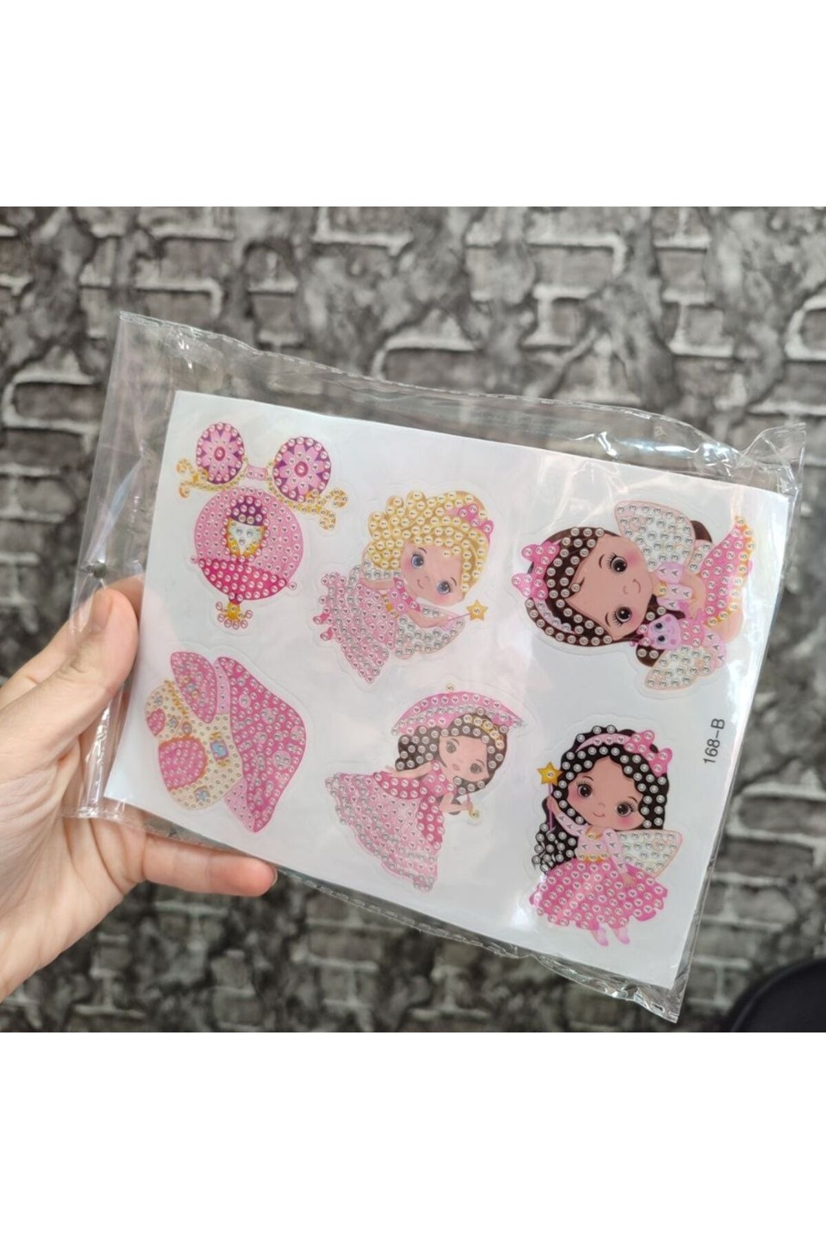 Stickerli Elmas Boyama Boncuk Dizme Seti 1 ADET