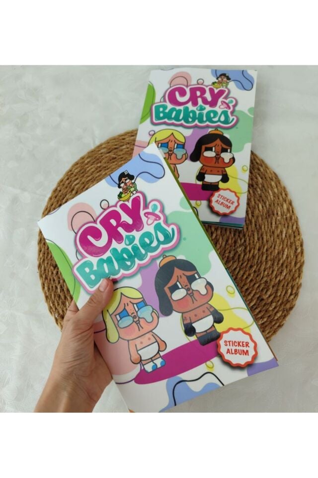 CryBaby Sticker Kitabı 16 Sayfa Sticker Albüm 1 ADET