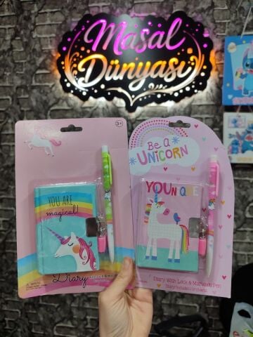 KİLİTLİ DEFTER VE KALEM SETİ