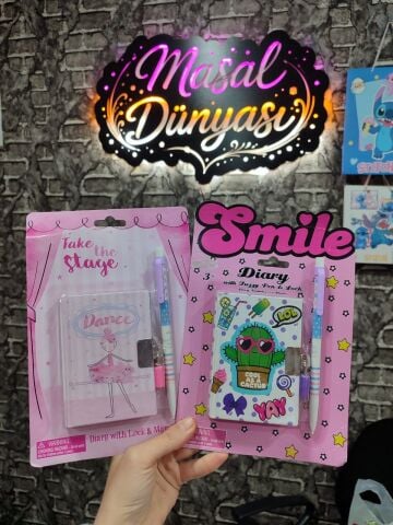 KİLİTLİ DEFTER VE KALEM SETİ