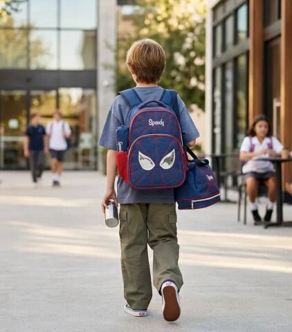 SPİDERMAN ÇANTA SETİ ÇANTA KALEMLİK BESLENME SETİ