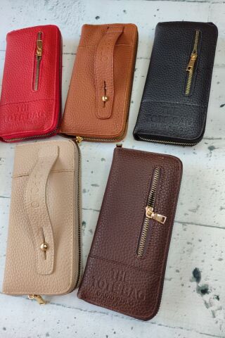 KADIN CÜZDAN BİLEKLİKLİ CÜZDAN TOTE BAG CÜZDAN TELEFONLUKLU CÜZDAN KARTLIK BEJ - Tek Ebat